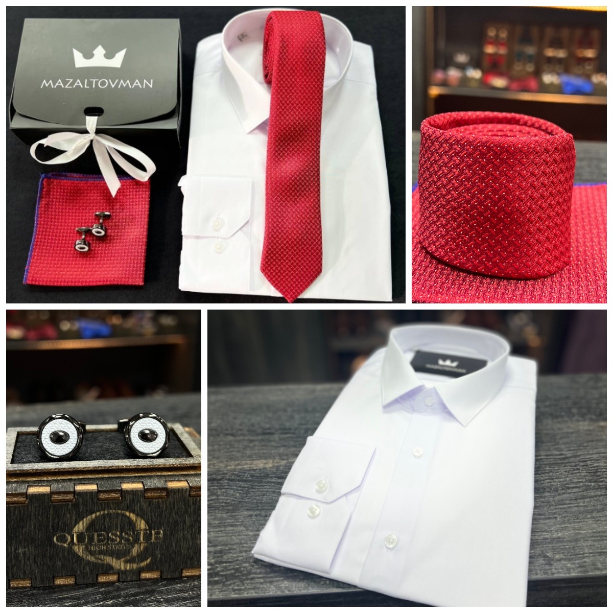 Мужской подарочный набор Mazaltovman из четырех предметов (Артикул на сайте x-003504)