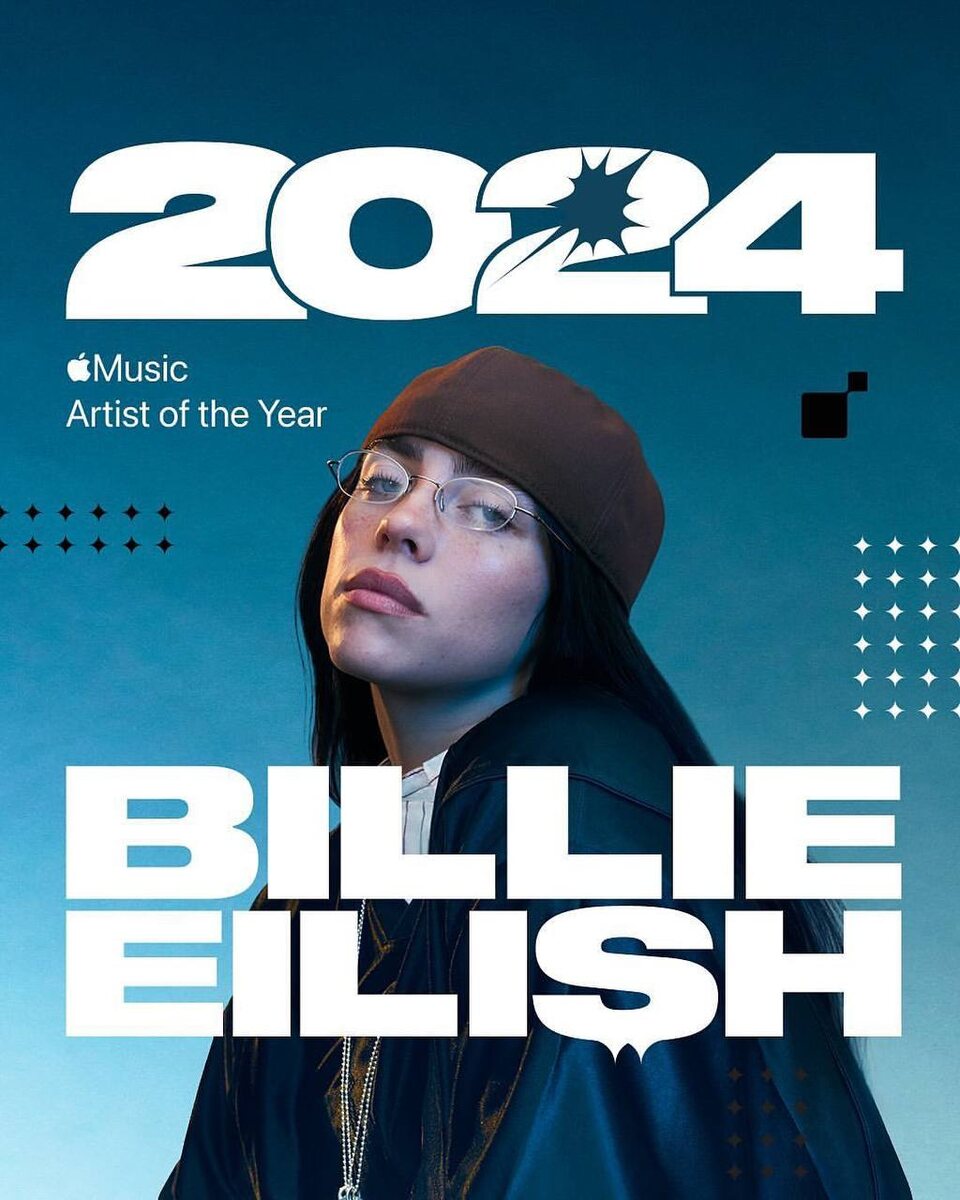 Billie Eilish - Artist of the Year 2024 by Apple Music