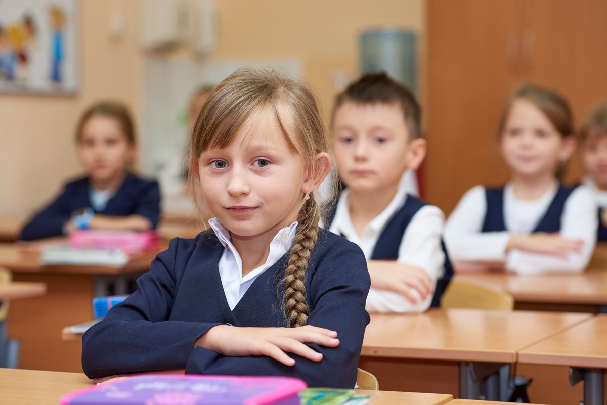 Целый месяц я вела математику у трёх 5 классов. Источник фото: https://edu.gov.ru/press/9072/v-vossoedinennyh-regionah-92-shkol-rabotayut-v-ochnom-formate/