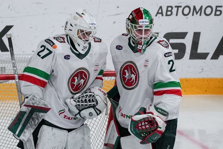    Глеб Носов (слева) и Максим Арефьев.   
Фото: ak-bars.ru