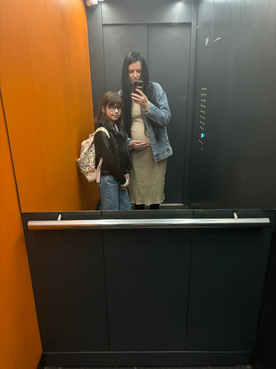 В животе Леон) фото личный архив автора