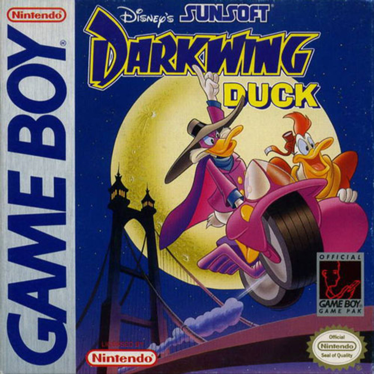 Обложка игры «Darkwing Duck» на Game Boy