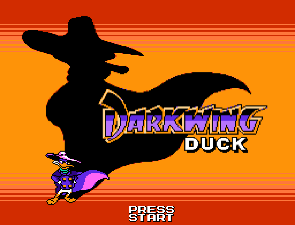 Логотип игры «Darkwing Duck»