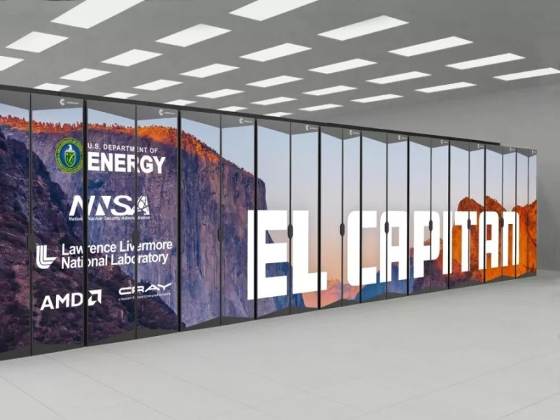    El Capitan на базе чипов AMD признан самым мощным суперкомпьютером в мире