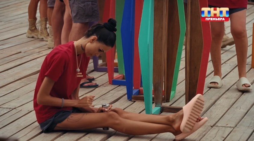 Кадр из шоу «Звезды в джунглях» 24.11.2024 