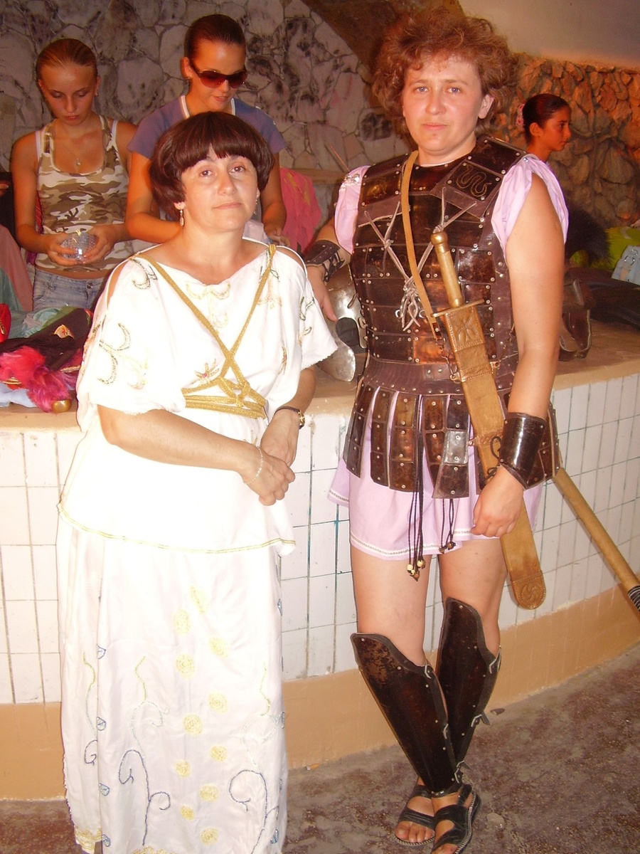 Я и Женя на одном из показательных выступлений в г. Саки 2003г. Фото Сергея Малышева.