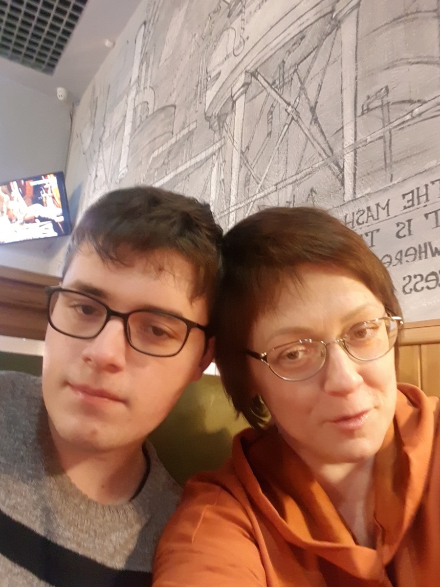 Мы с сыном. 2021 год