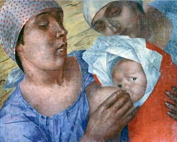 Кузьма Петров-Водкин. «Материнство». 1925