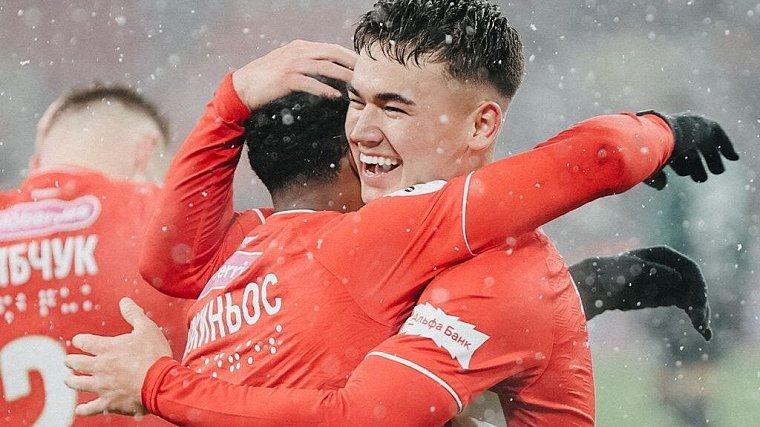 Радость победы. "Спартак" обыграл в дерби "Локомотив" со счетом 5:2. Фото из интернета.