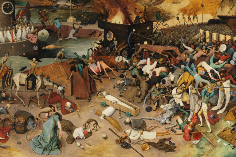 Питер Брейгель Старший, «Триумф смерти», 1562, Музей Прадо, Мадрид, Испания. Деталь.