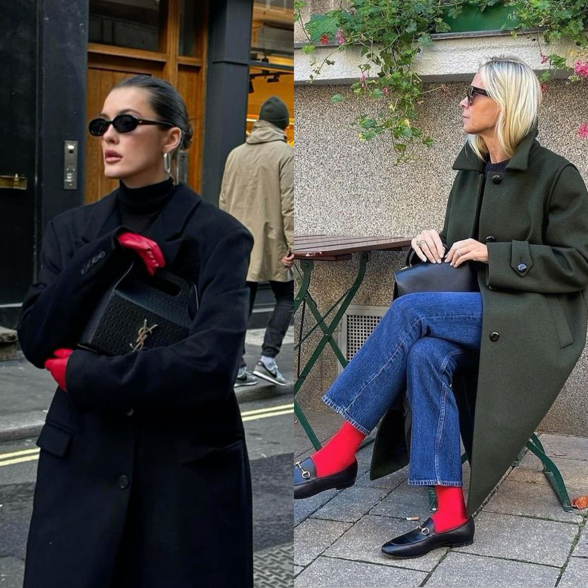 инфлюенсеры с красным акцентом