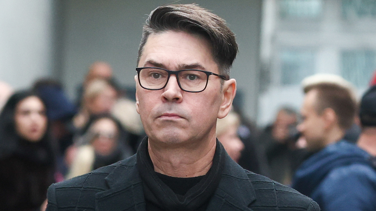 Владимир Политов на похоронах Владимира Левкина. Фото: Global Look Press