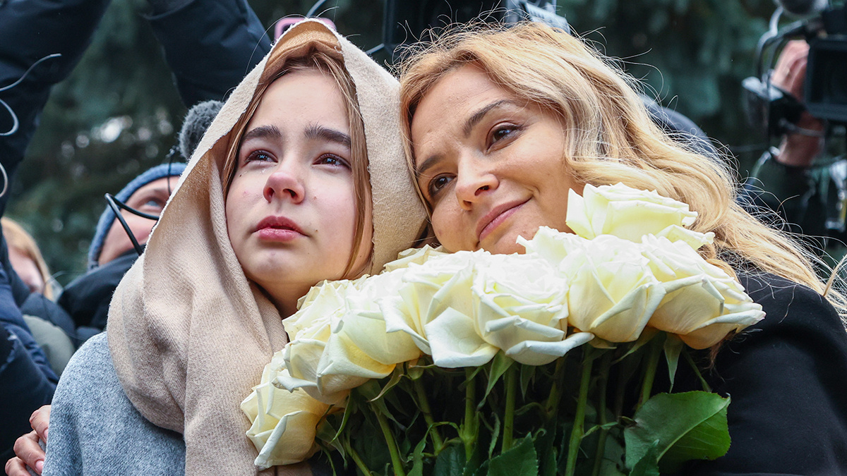Вдова Владимира Левкина Марина с дочкой Никой. Фото: Global Look Press