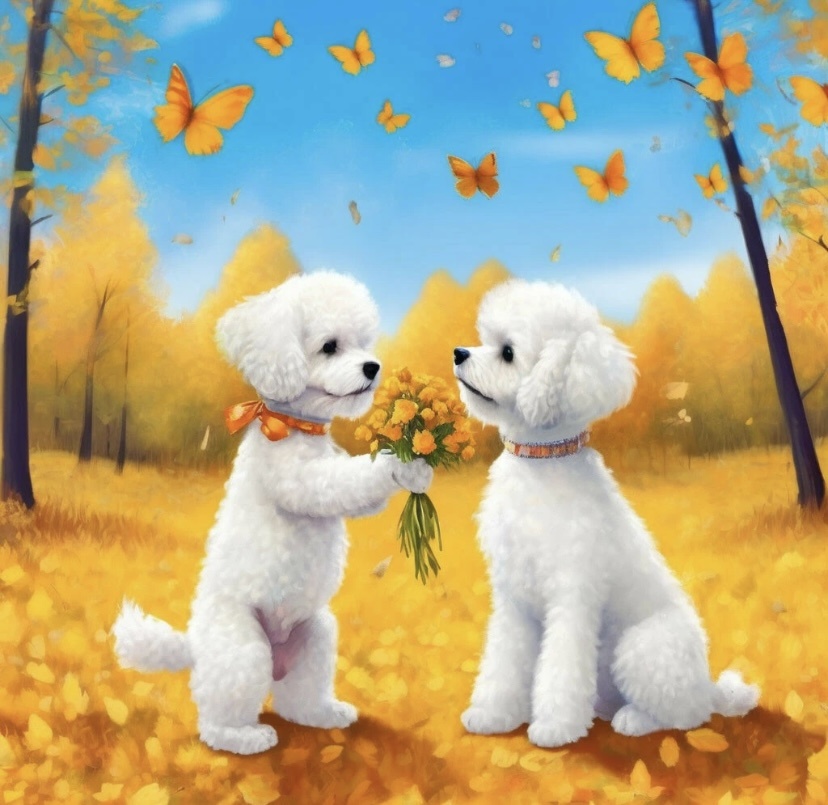 «Когда Зефир вручил  букет своей маме, она была очень рада и благодарна ему».