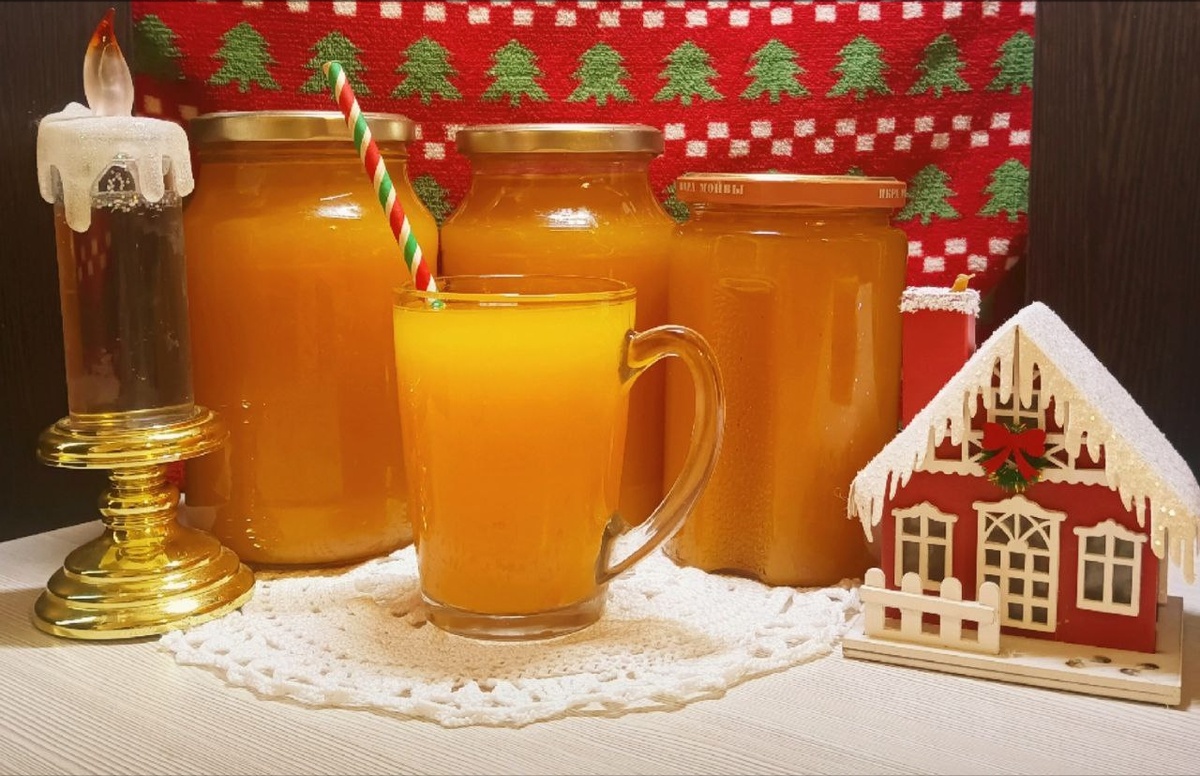 Тыквенно-цитрусовый сок