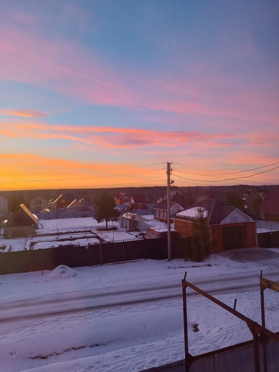 Снова восход