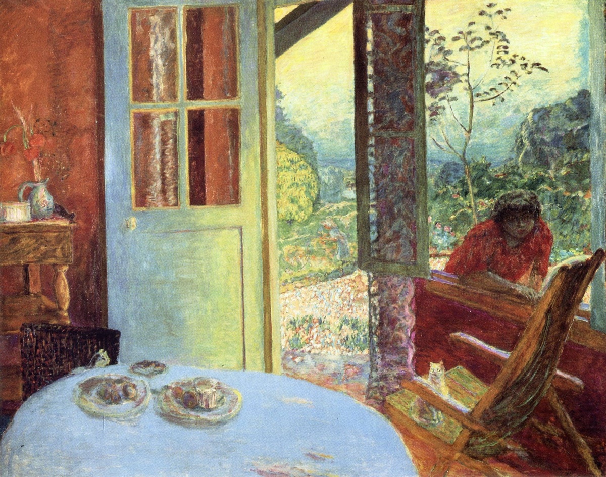 Пьер Боннар, Столовая в загородном доме, 1913, холст, масло, 165 × 206 см