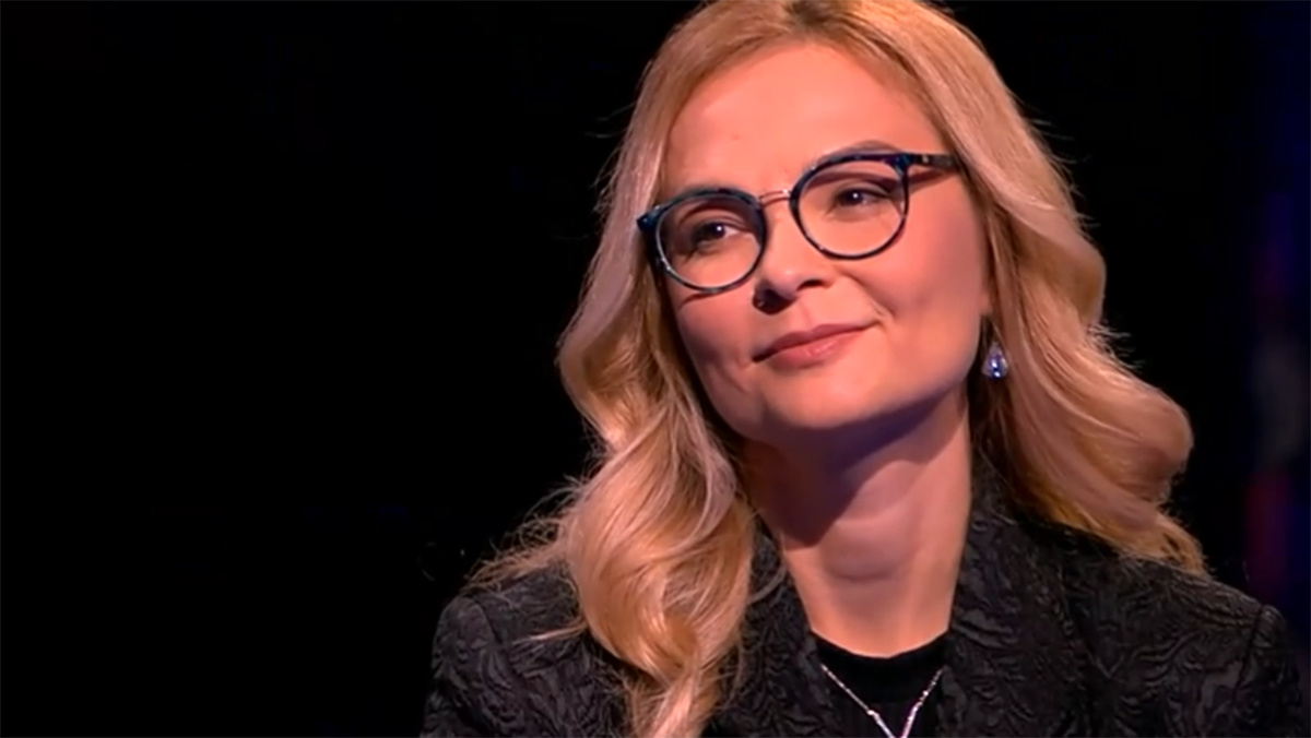 Марина Левкина. Фото: кадр программы НТВ «Центральное телевидение»