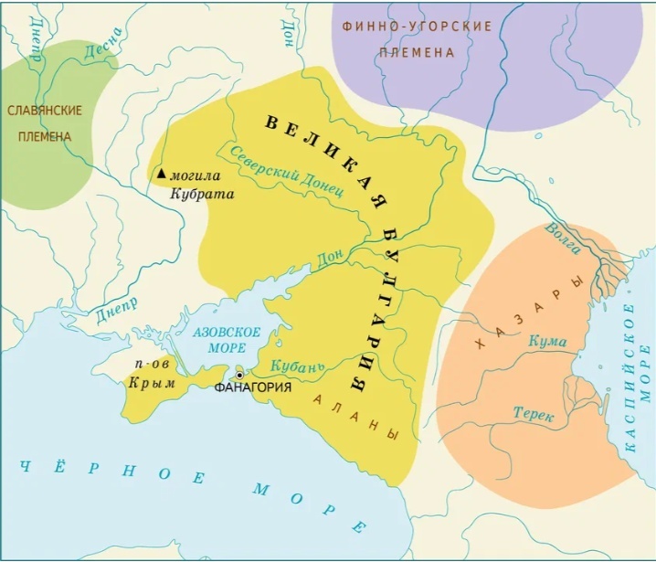 Хазары и болгары в VI-VIIвв. 