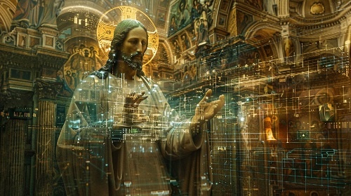 Голографический Христос в христианской церкви