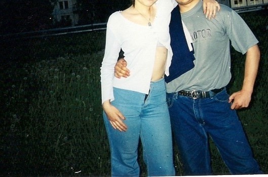 Моя фигура в 11 классе. Как и сейчас - небольшой верх, большой низ)