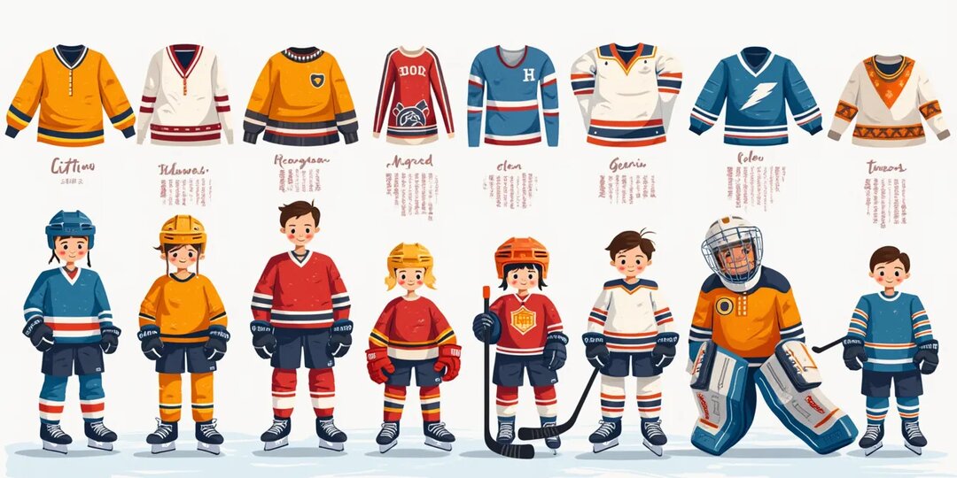 Хоккейная форма: путешествие во времени! От свитеров до космических доспехов