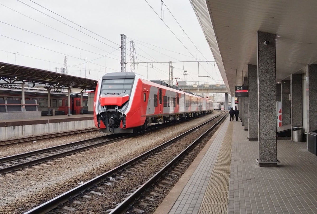 Двухсистемный электропоезд ЭС105 «Финист». Источник: Анатолий Голиков