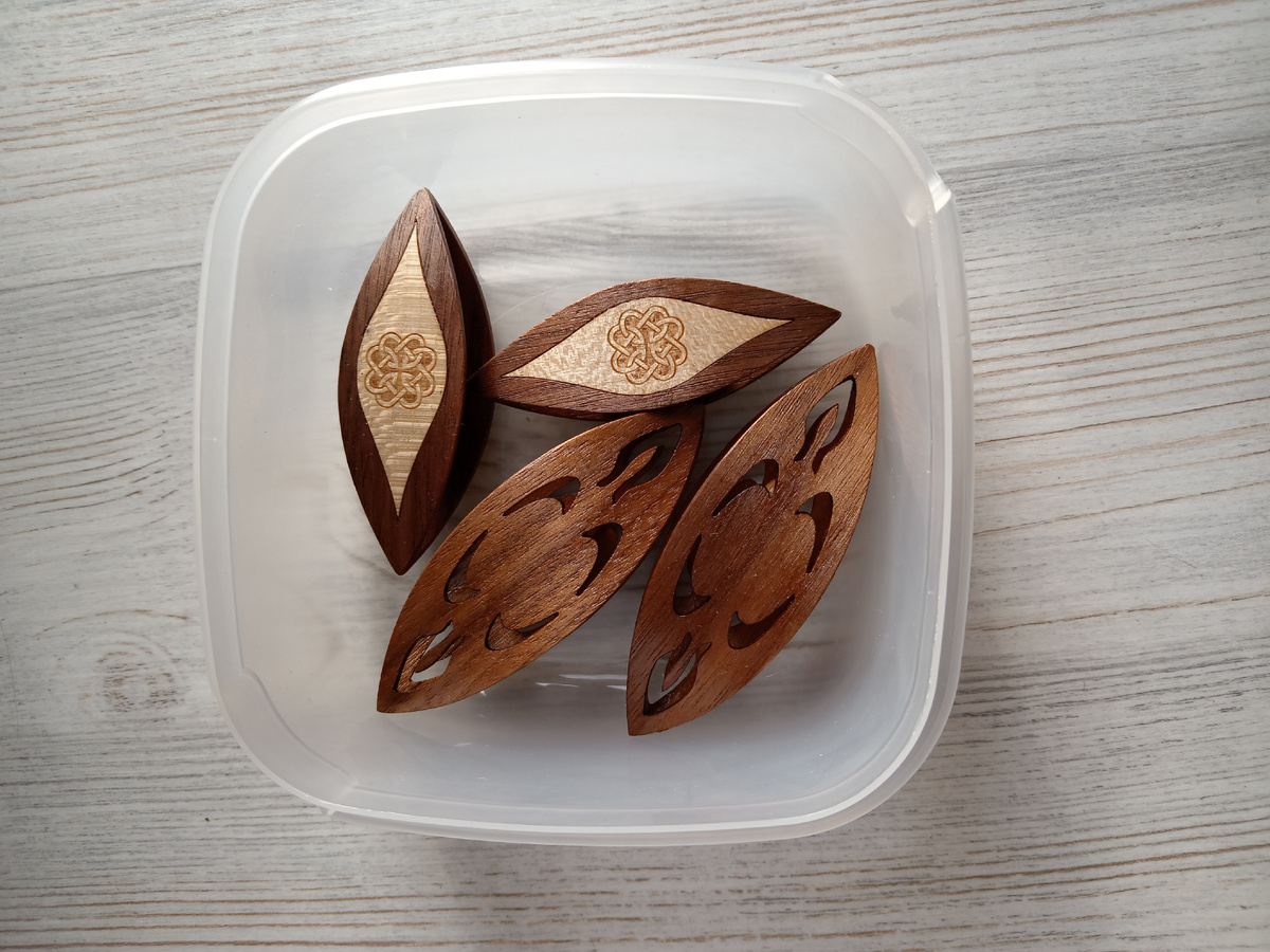 Деревянные челноки для фриволите