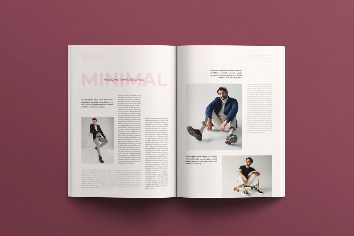 Minimal Magazine Template — Шаблон INDD