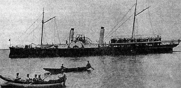 Флагман болгарской флотилии яхта "Александр I".