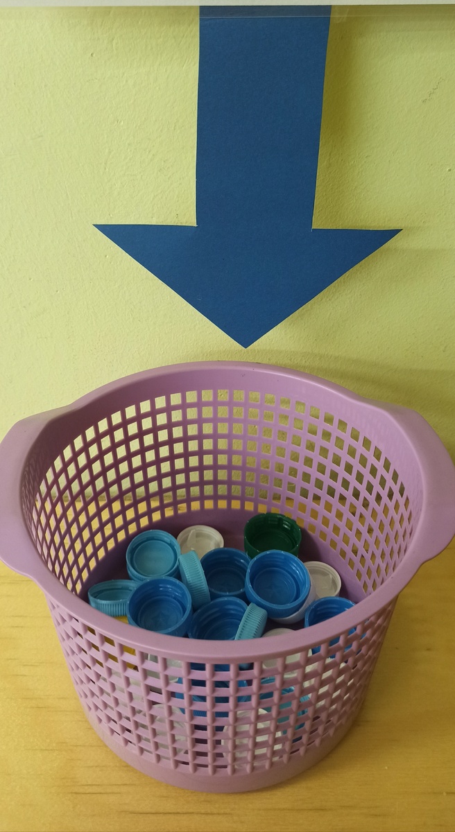 Корзина для сбора крышечек