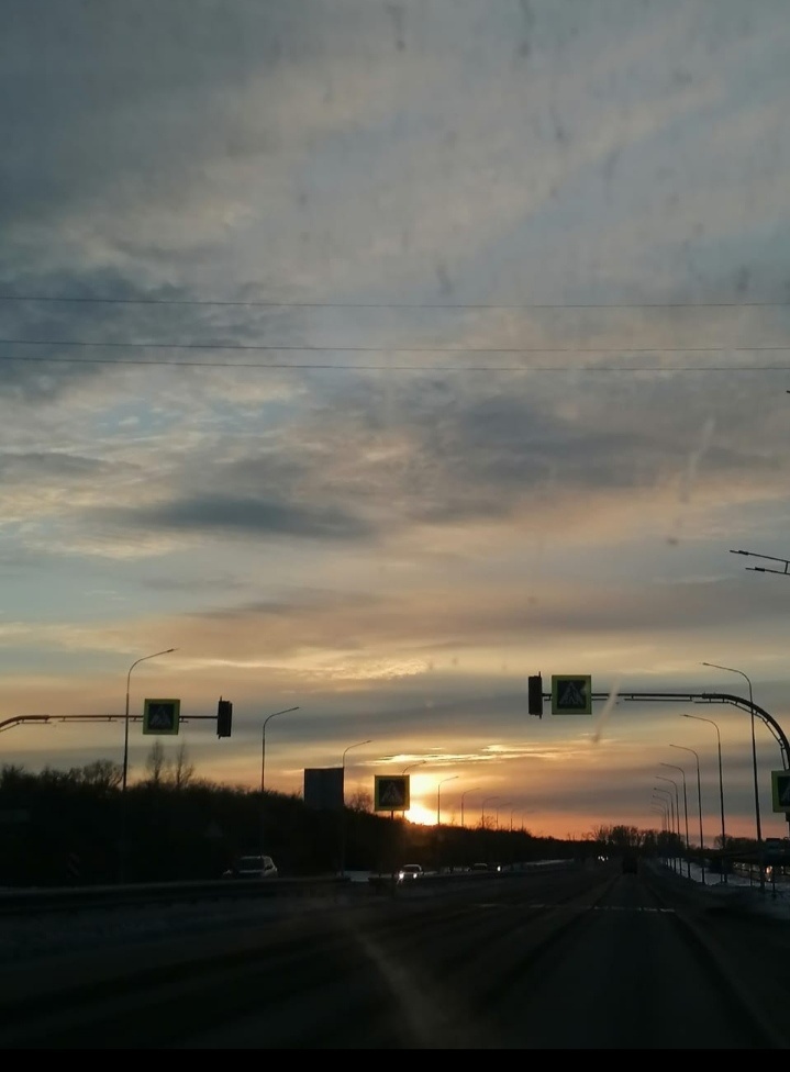 Уходит в ночь(фото автора) 