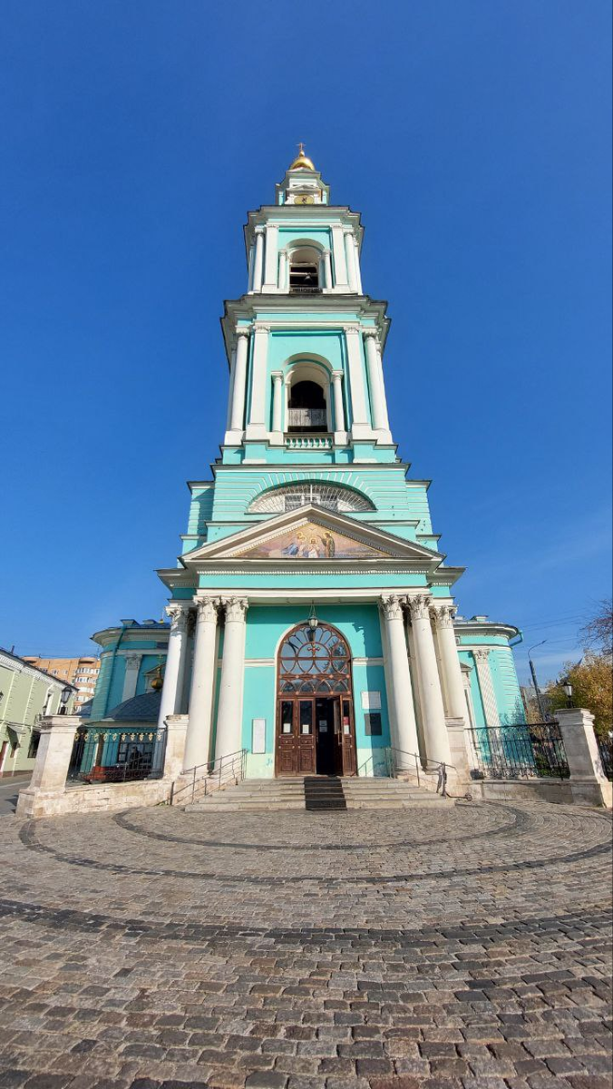 Колокольня Елоховского собора, ноябрь 2024, фото автора