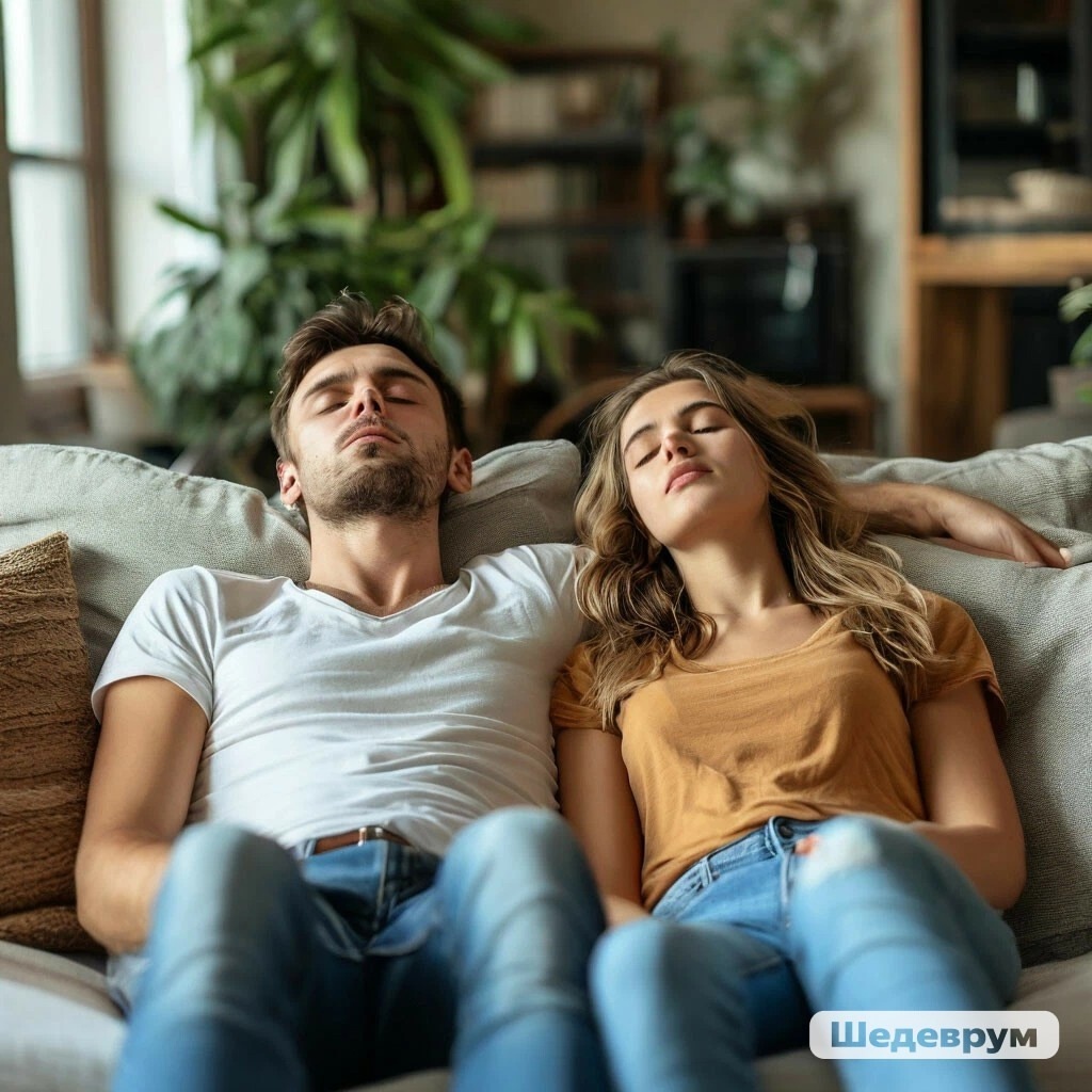 Иногда надо поелжать-отдохнуть обоим