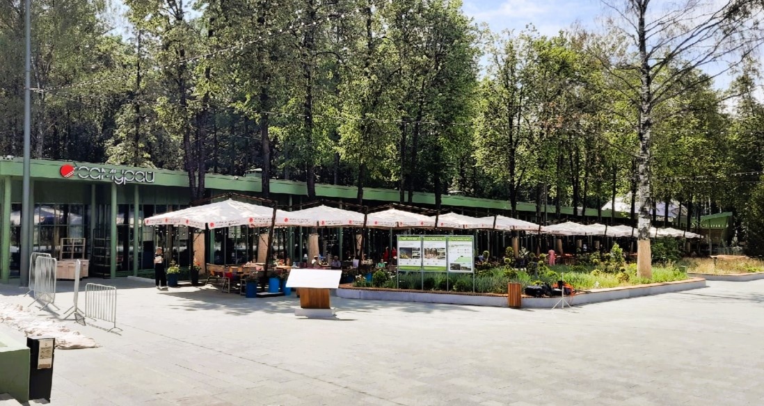 Кафе в парке. Источник: фото автора