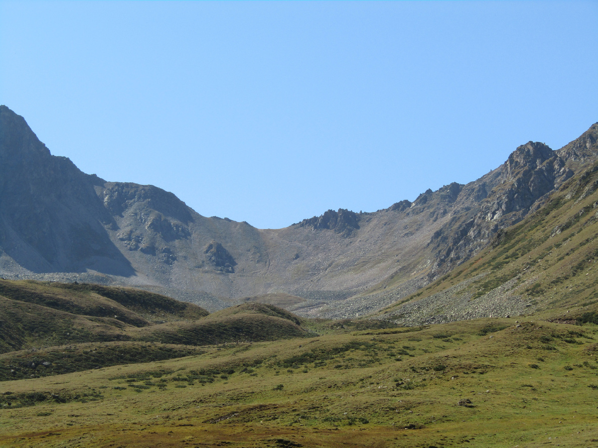 вид на перевал Пастуший 