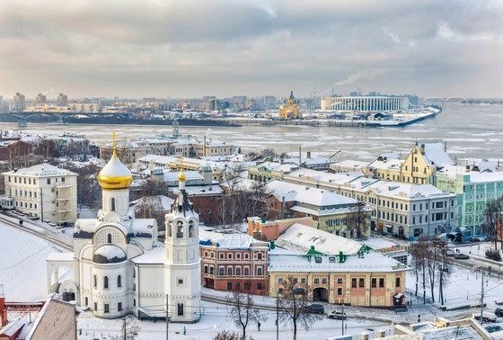    Вид на Нижний Новгород