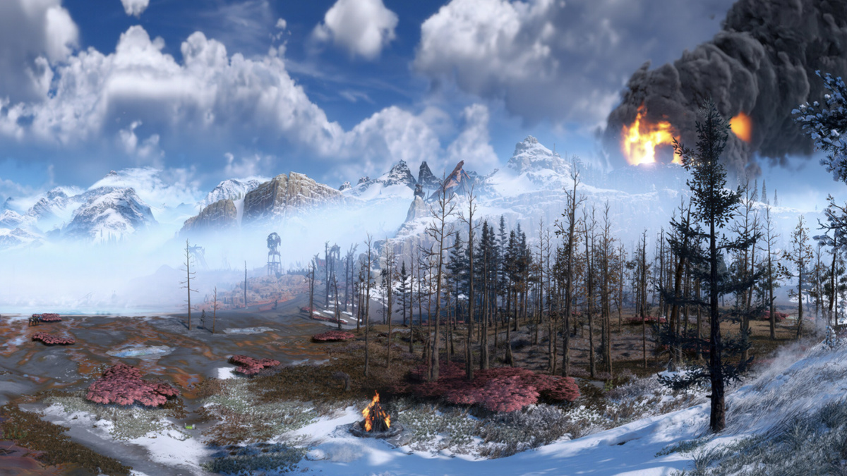 Кадр из игры "Horizon Zero Dawn Remastered"