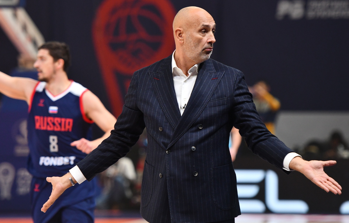    Главный тренер сборной России по баскетболу Зоран Лукич  Валерия Калугина/ТАСС