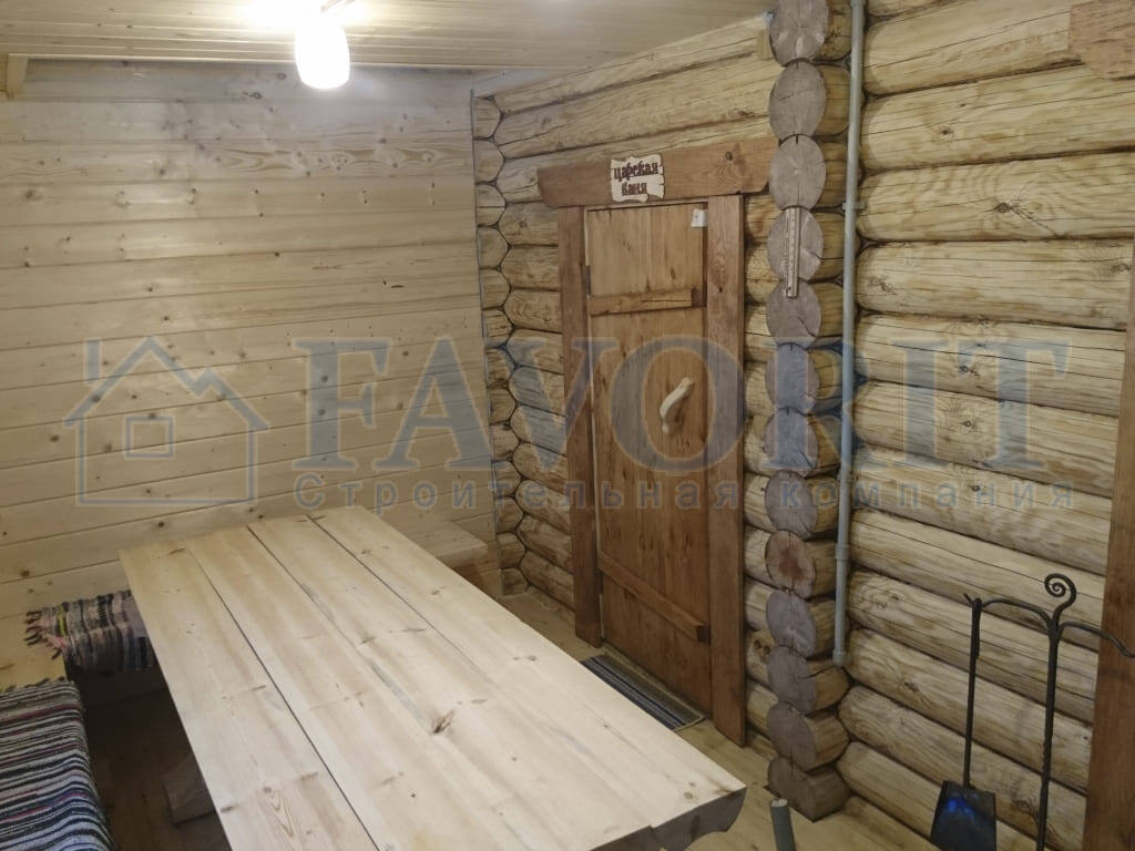 Вариант предбанника. Все работы выполнены специалистами компании "Фаворит"