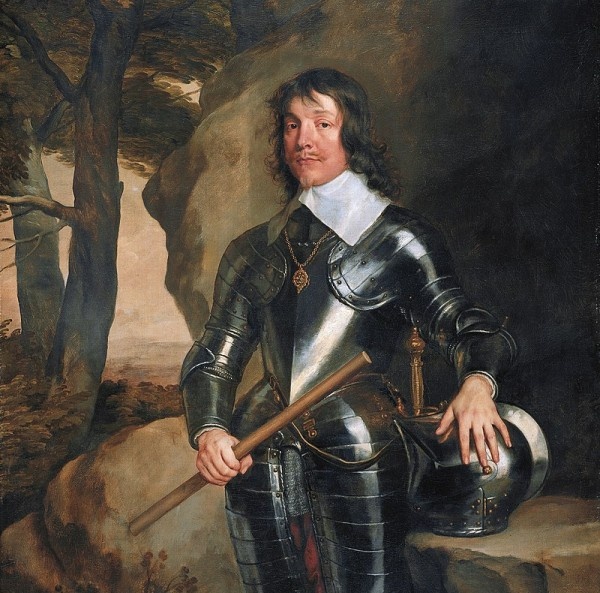 Командующий шотландцами герцог Гамильтон.