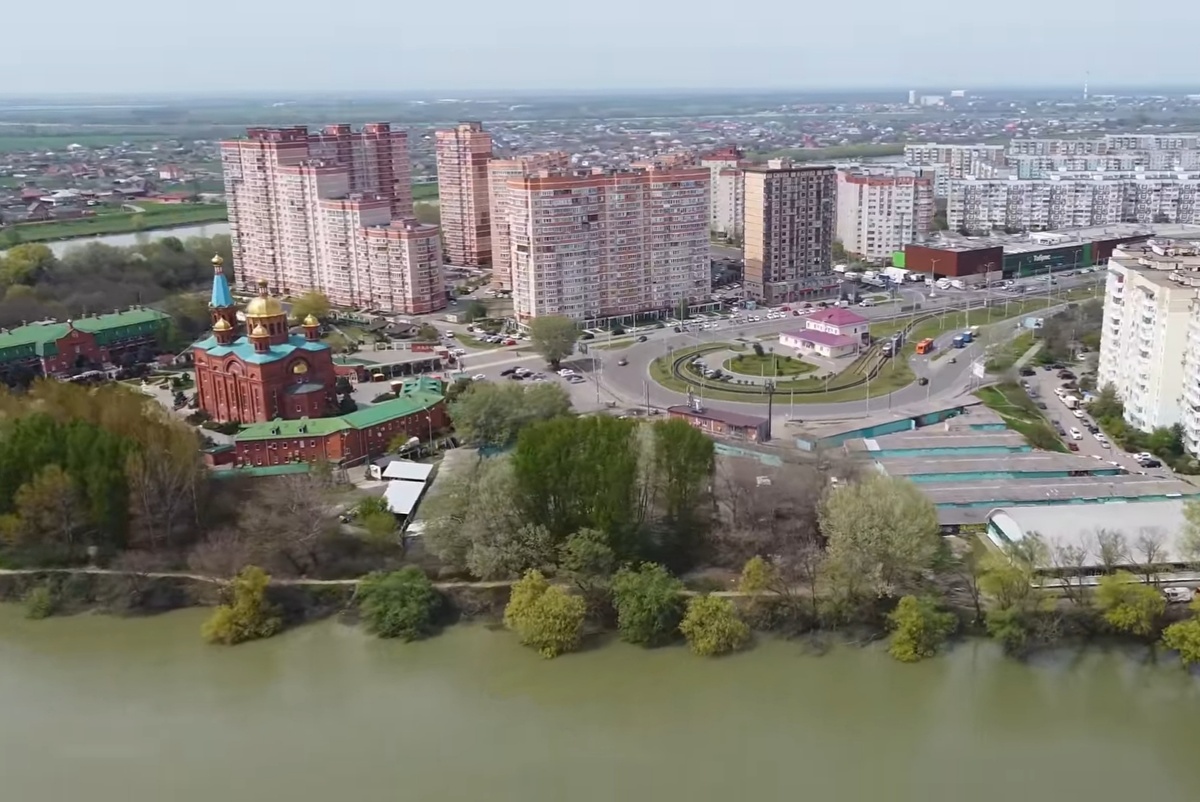 Мкр. Юбилейный, вид сверху.