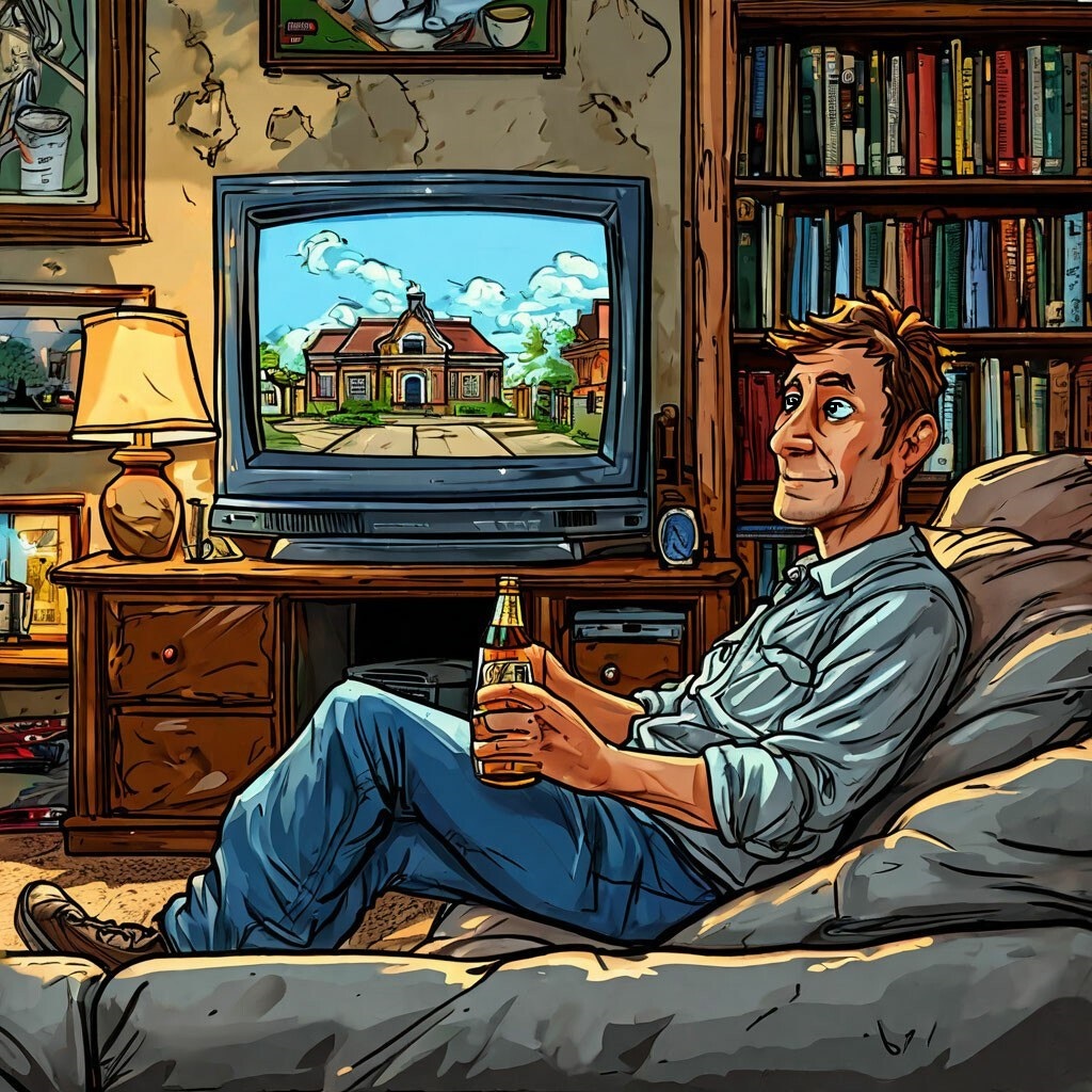 Хороший дом, хорошая жена, пиво, телевизор... Что ещё надо для того, чтобы спокойно встретить старость?