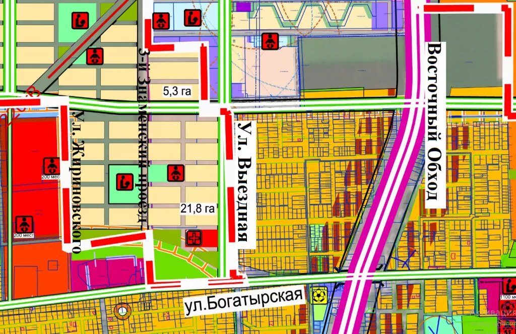 Граница «Нового Краснодара» проходит по улице Жириновского.