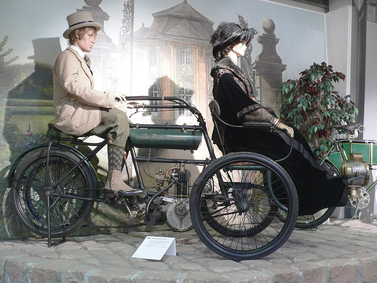 Трёхколёсник "De Dion Bouton" 1899 - ни авто, ни мотоцикл, а неведома зверушка