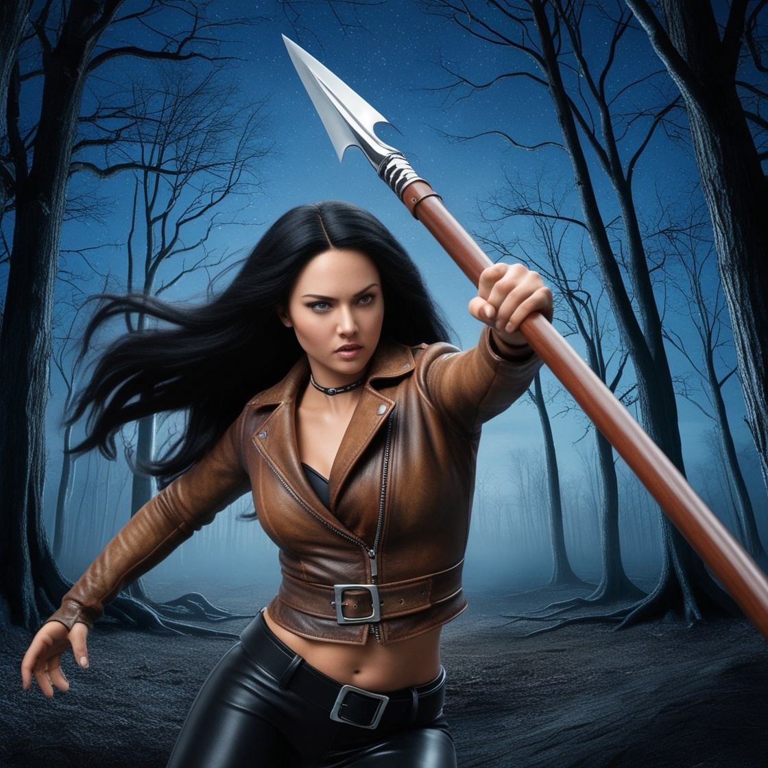 Илья Наст "Выживачка" Алиса отражает атаку напавших в темном лесу противников