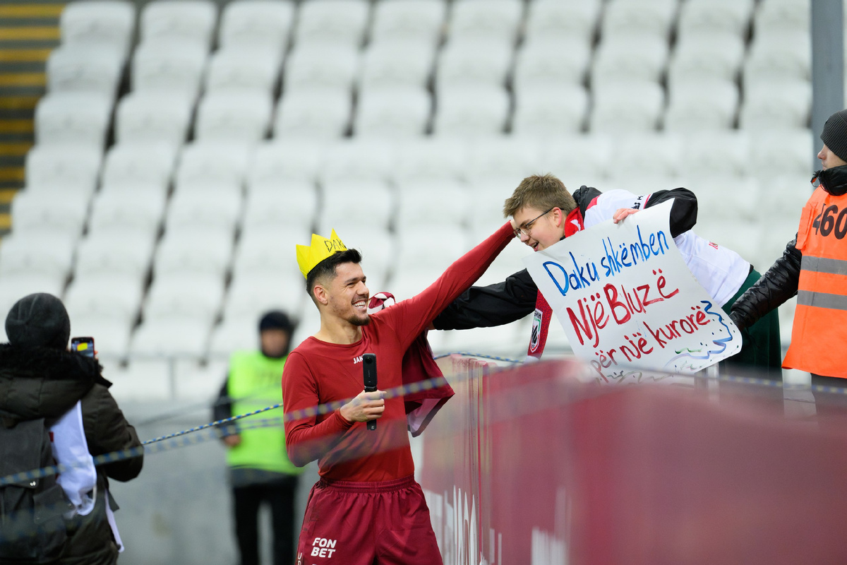 Мирлинд Даку - ключевой игрок "Рубина". Фото: ФК "Рубин".