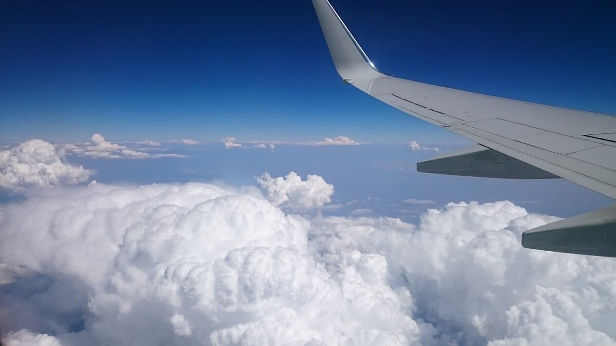 Фото моё из иллюминатора самолёта