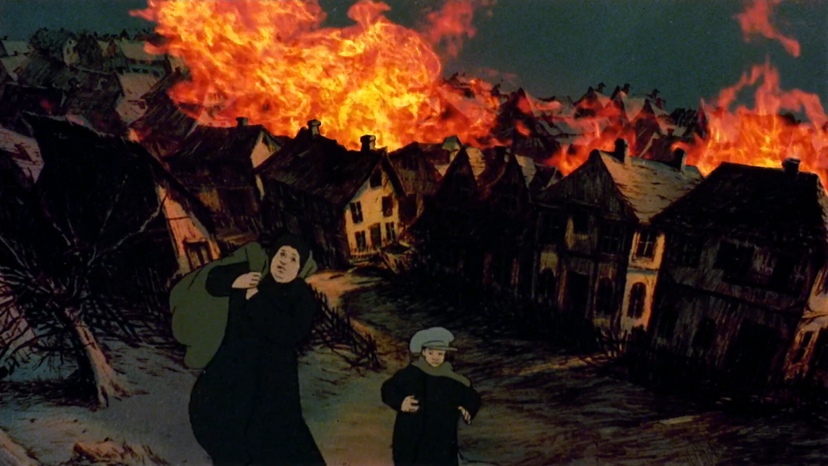 ...а матери и сыну пришлось эмигрировать