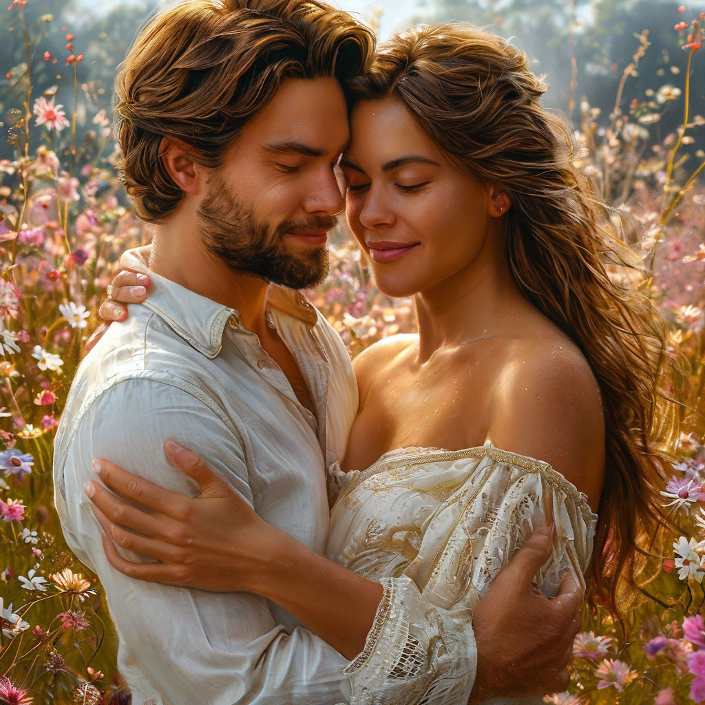 Гармоничные отношения глазами ИИ.